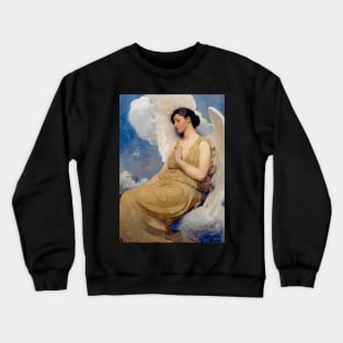 Winged Figure (1889) by Abbott Handerson Thayer. Crewneck Sweatshirt